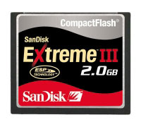 Sandisk Extreme® III CompactFlash® 2Gb (SDCFX3-2048-902) Sandisk Extreme® III CompactFlash® 2Gb (SDCFX3-2048-902)